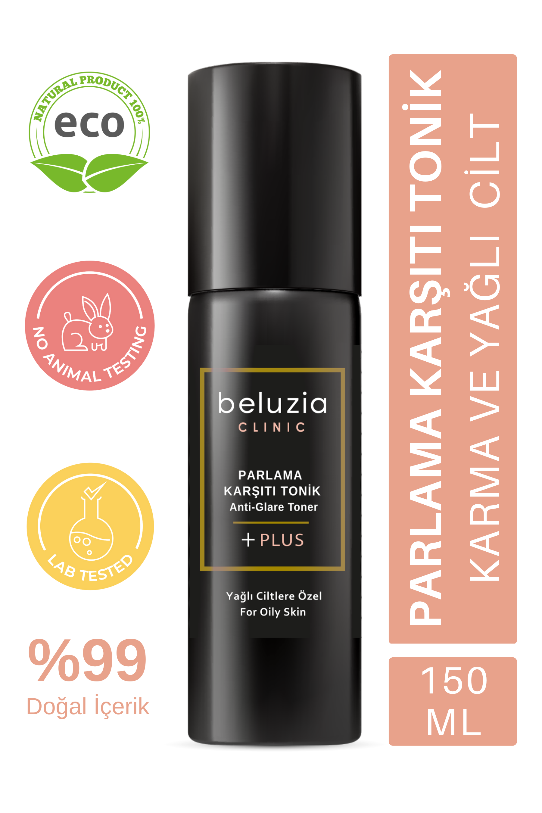 Beluzia Clinic Yağlı Ciltlere Özel Parlama Karşıtı Tonik 150 ml