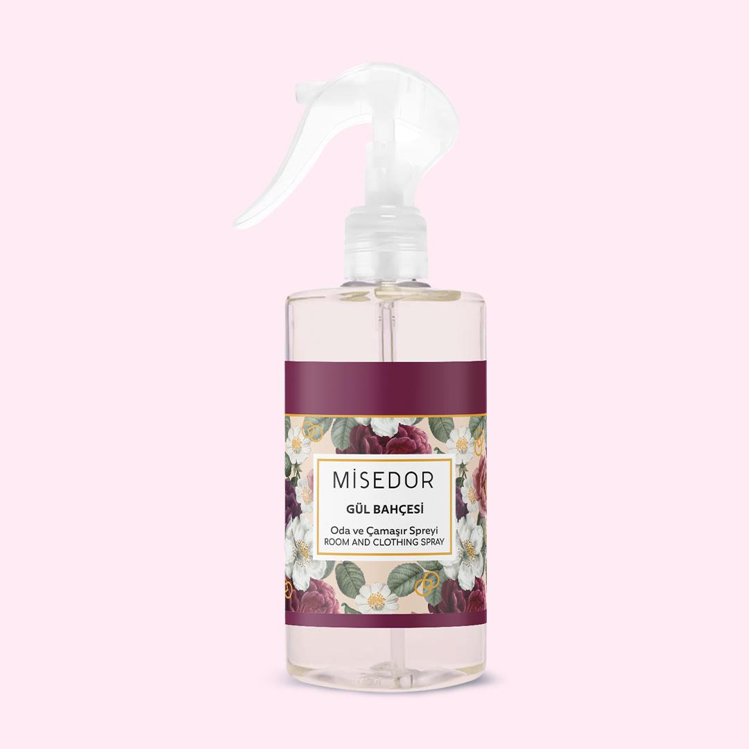 Misedor 2 li Set Gül Bahçesi Oda Kokusu ve Çamaşır Parfümü 330 ml