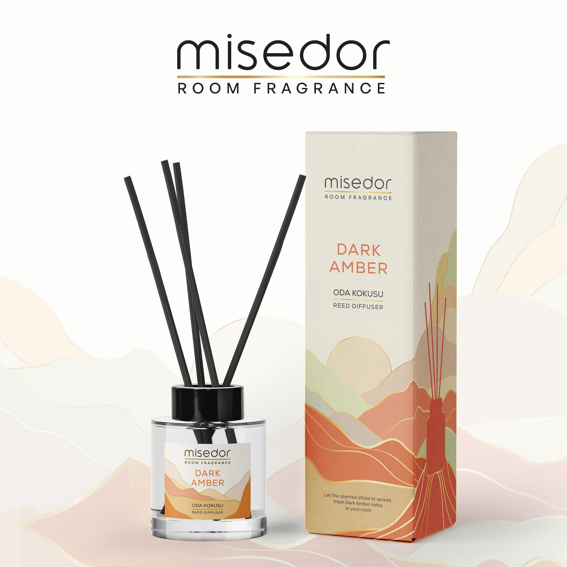 Misedor Dark Amber Çubuklu Oda Kokusu 120 ml