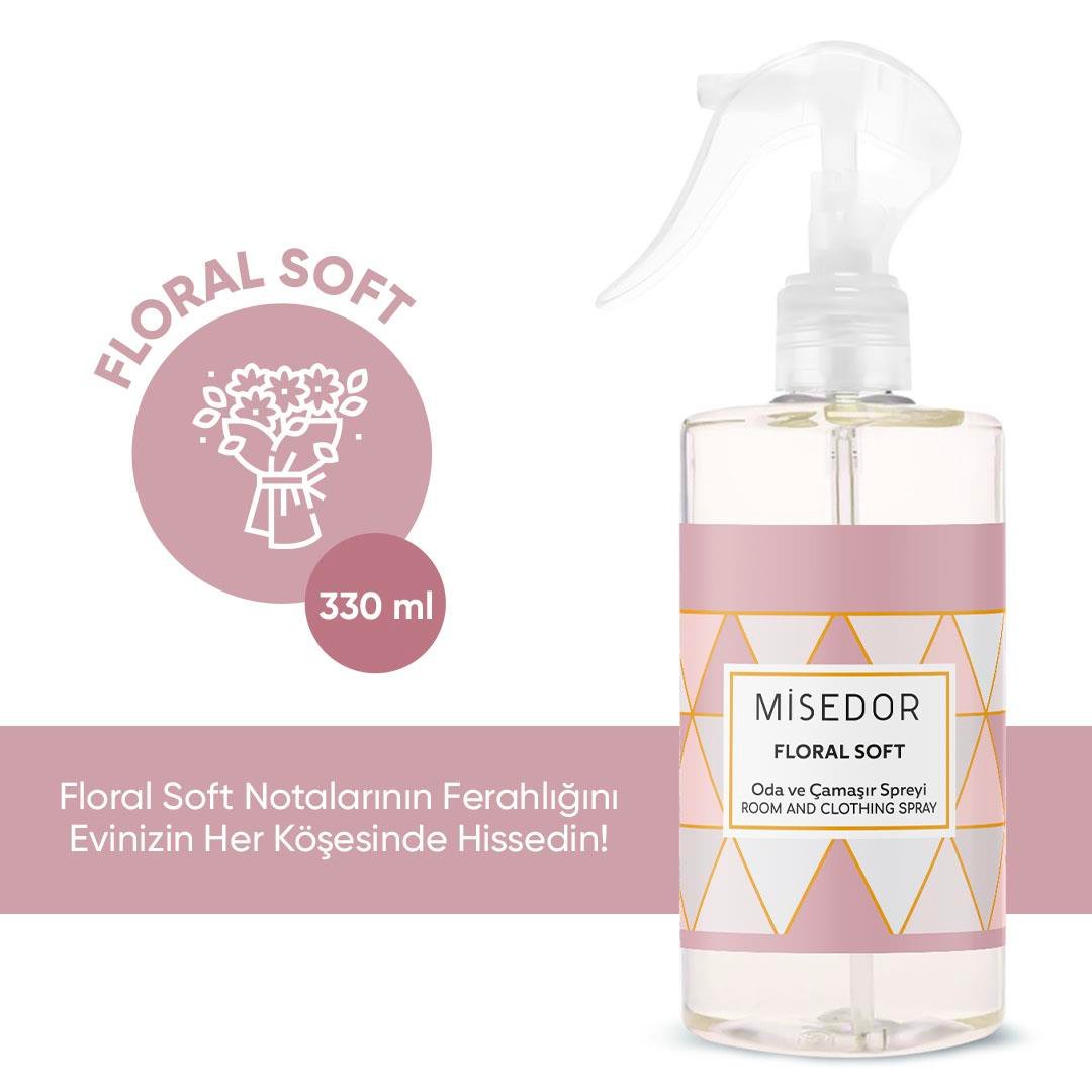 Misedor Floral Soft Oda Kokusu ve Çamaşır Parfümü 330 ml