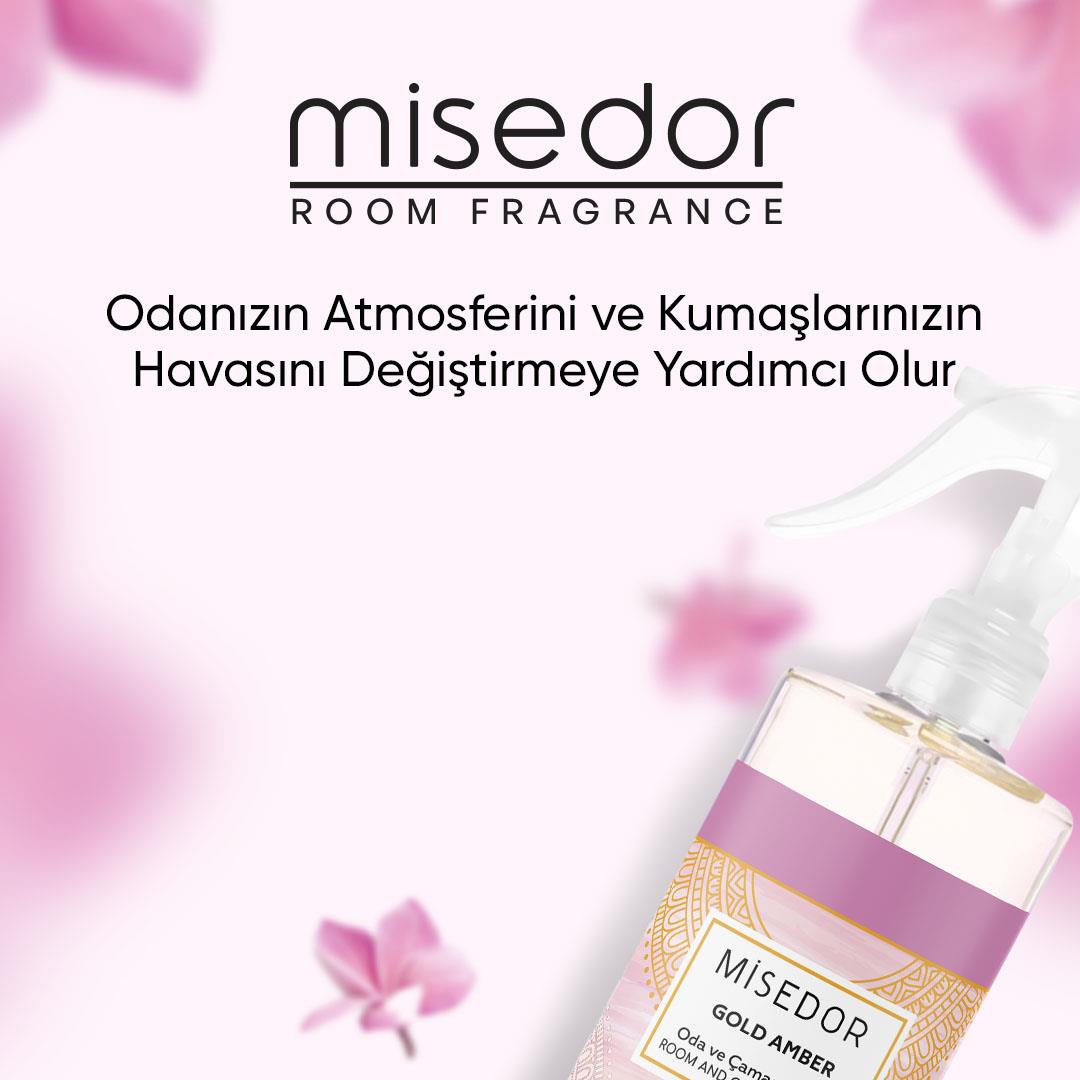 Misedor Gold Amber Oda Kokusu ve Çamaşır Parfümü 330 ml