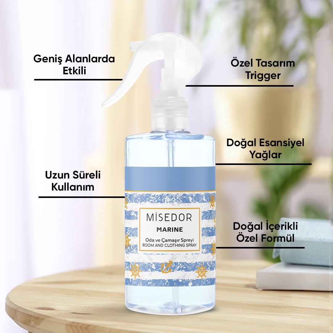 Misedor Marine Oda Kokusu ve Çamaşır Parfümü 330 ml