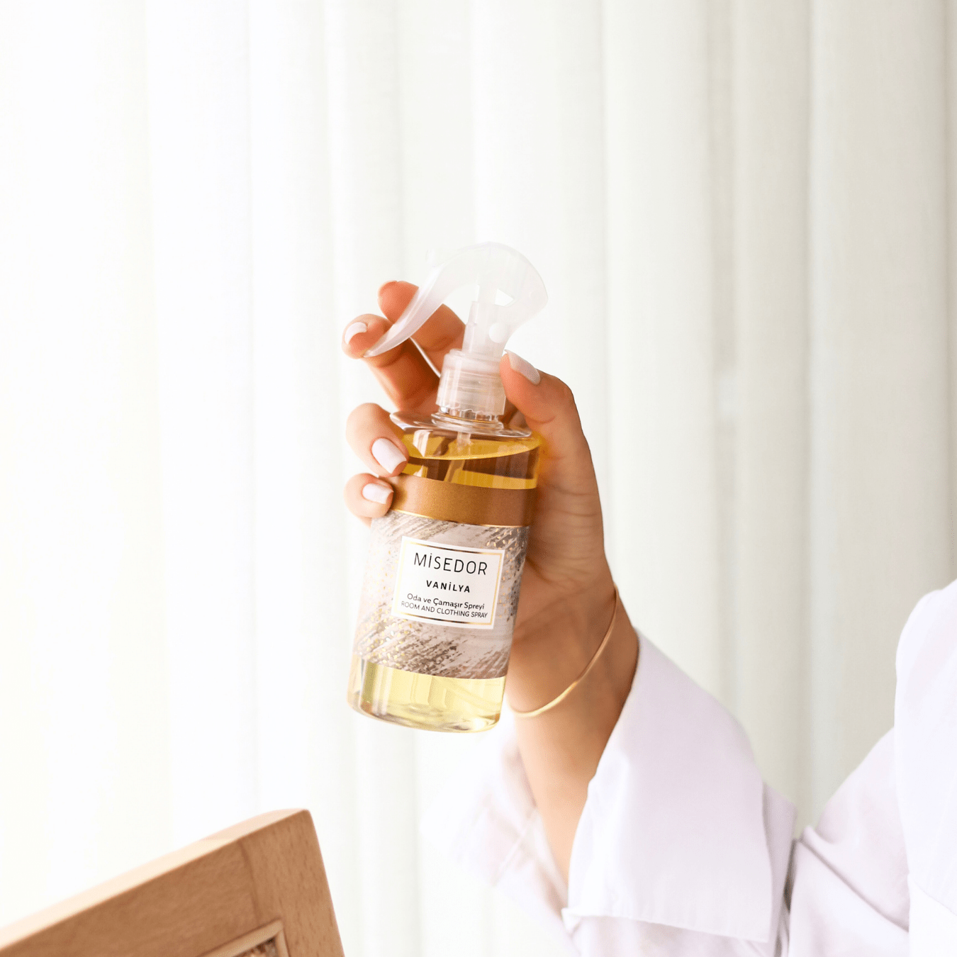 Misedor 2li Set Vanilya Çubuklu Oda Kokusu ve Oda Spreyi