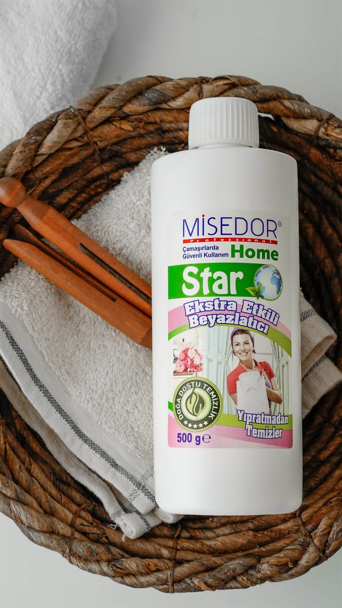 Misedor 3 lü Set Star Ekstra Etkili Çamaşır Beyazlatıcı 500 gr