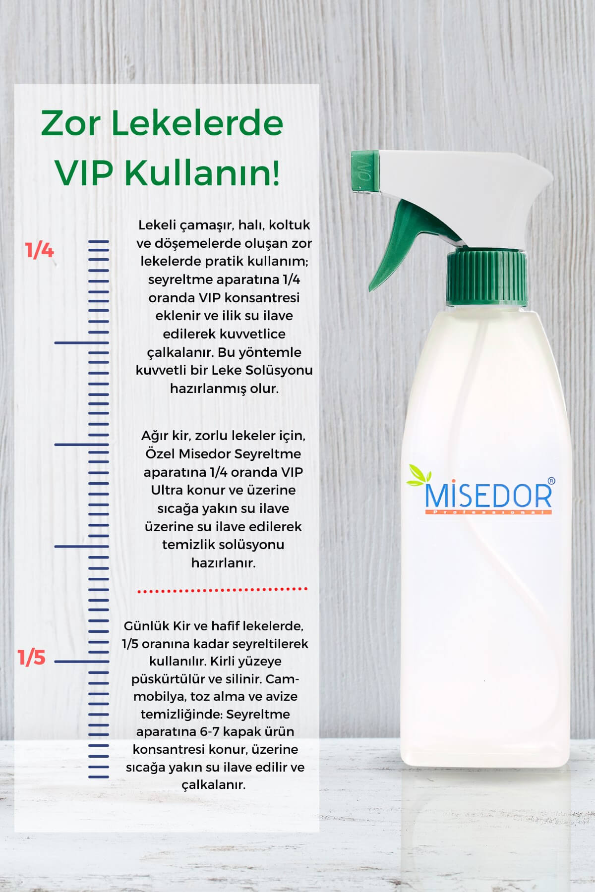 Misedor Püskürtme ve Seyreltme Aparatı