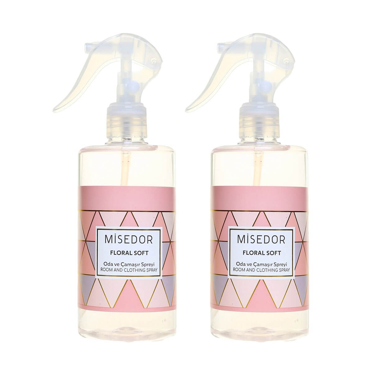 Misedor 2 li Set Floral Soft Oda Kokusu ve Çamaşır Parfümü 330 ml