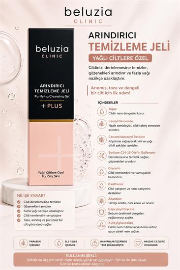Beluzia  (KAMPANYA 3lü Set) Vitamın C %16 Serum Yağlı Cilt Arındırıcı Bakım Seti (Tonik+Jel)