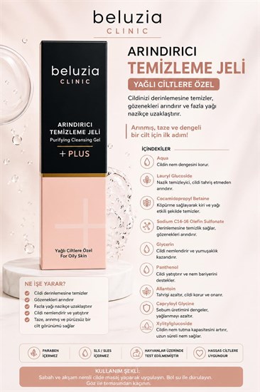 Beluzia (KAMPANYA 3lü Set) Arındırıcı Serum & Yağlı Cilt Bakım Seti (Tonik+Jel)
