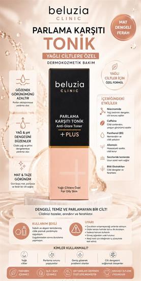 Beluzia (KAMPANYA 3lü Set) Leke Karşıtı & Aydınlatıcı Serum & Yağlı Cilt Arındırcı Bakım Seti (Tonik+Jel)