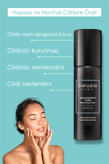 Beluzia Clinic Hassas ve Normal Ciltlere Özel Nemlendirici Tonik 150 ml