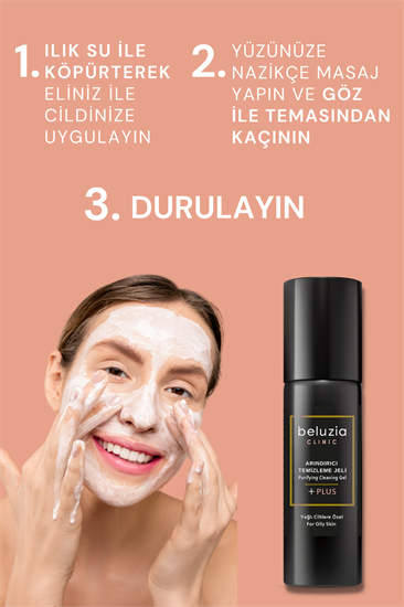 Beluzia Clinic Yağlı Ciltlere Özel Arındırıcı Temizleme Jeli 150 ml