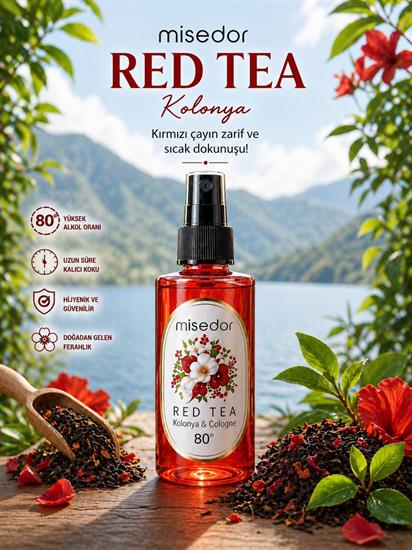 Misedor Red Tea 80° Kolonya 50ml