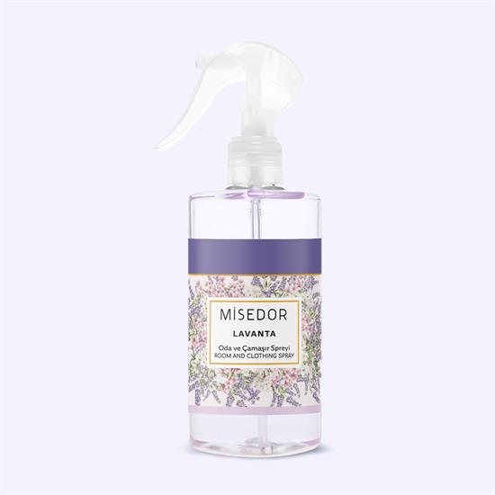 Misedor 2 li Set Lavanta Oda Kokusu ve Çamaşır Parfümü 330 ml