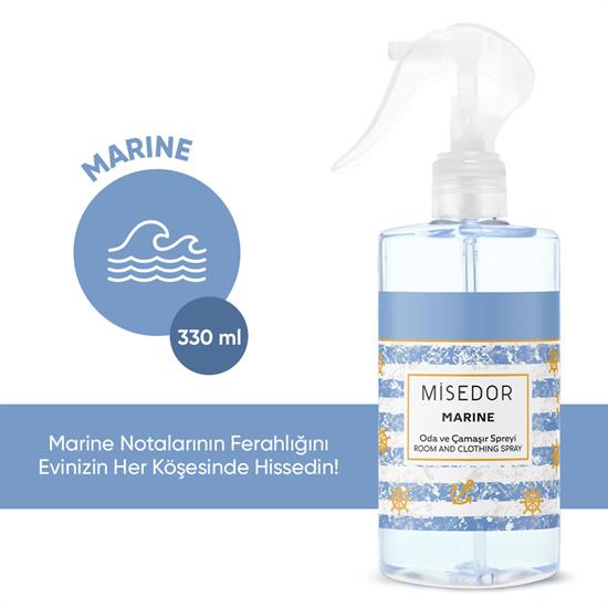 Misedor 2 li Set Marine Oda Kokusu ve Çamaşır Parfümü 330 ml