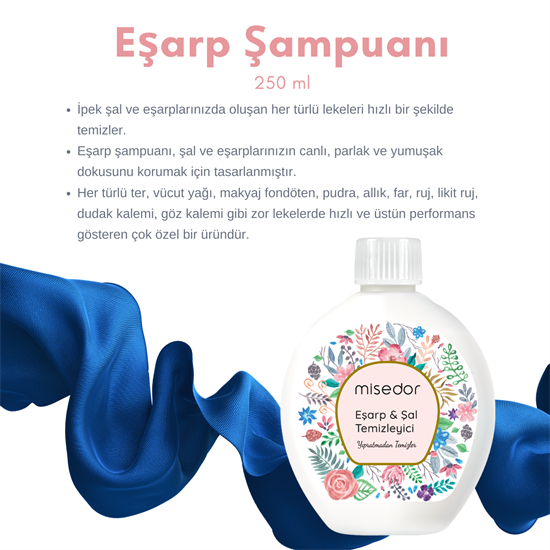 Misedor 2li Set Eşarp Şampuanı 250 ml
