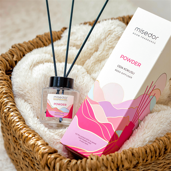 Misedor 2li Set Powder Çubuklu Oda Kokusu ve Oda Spreyi