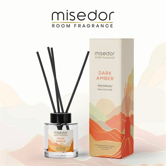 Misedor Dark Amber Çubuklu Oda Kokusu 120 ml