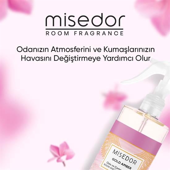 Misedor Gold Amber Oda Kokusu ve Çamaşır Parfümü 330 ml