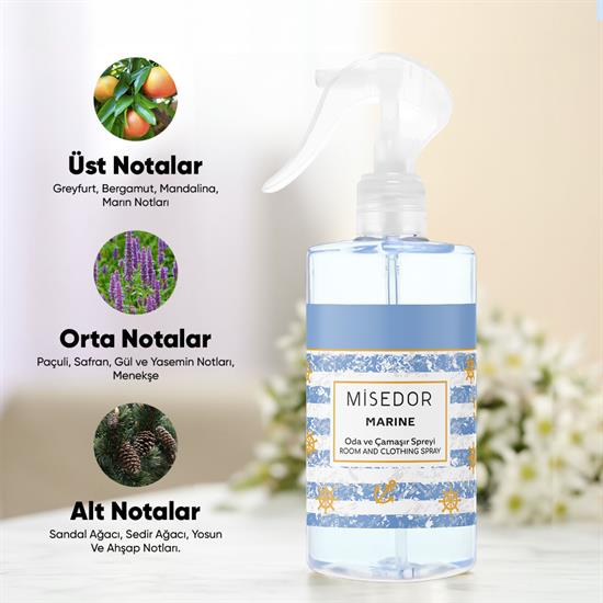 Misedor Marine Oda Kokusu ve Çamaşır Parfümü 330 ml