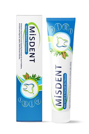 Misdent Bitki İçerikli & Mineralli Diş Macunu 75 ml