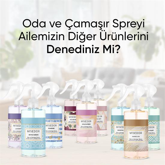 Misedor Oda Kokusu ve Çamaşır Spreyi Büyük Boy Deneme Seti