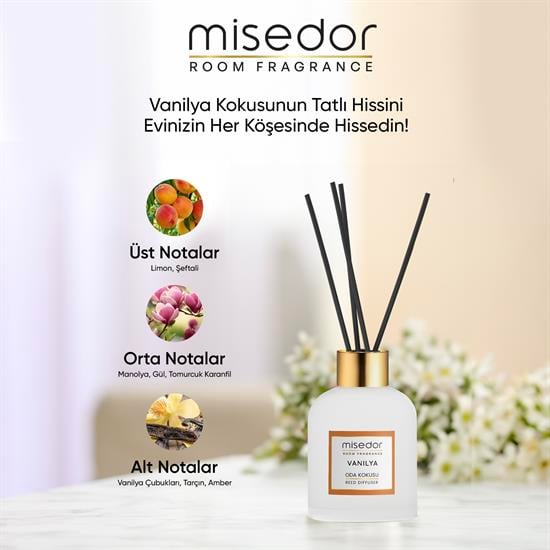 Misedor Vanilya Çubuklu Oda Kokusu 120 ml
