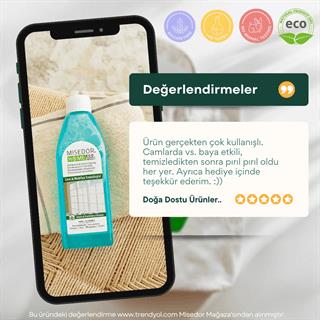 Misedor 3 lü Set Doğal Cam ve Mobilya Temizleyici 400 ml