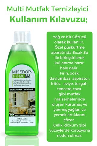 Misedor 3 lü Set MULTİ Mutfak Temizleyici 400 ml