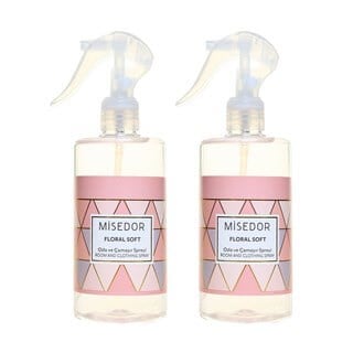 Misedor 2 li Set Floral Soft Oda Kokusu ve Çamaşır Parfümü 330 ml
