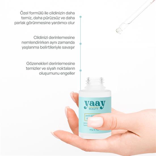 Yaay Beauty Anti Dark Spots & Brightening Serum Siyah Nokta Engelleyici ve Aydınlatıcı 30 ml