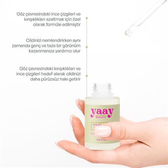 Yaay Beauty Eye Contour Care Serum Anti Aging Göz Çevresi Serumu 30 ml