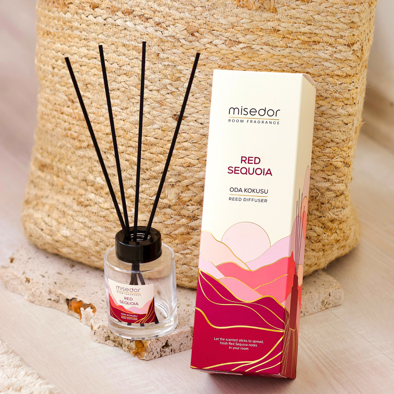 Misedor - Misedor Red Sequoia Çubuklu Oda Kokusu 120 ml