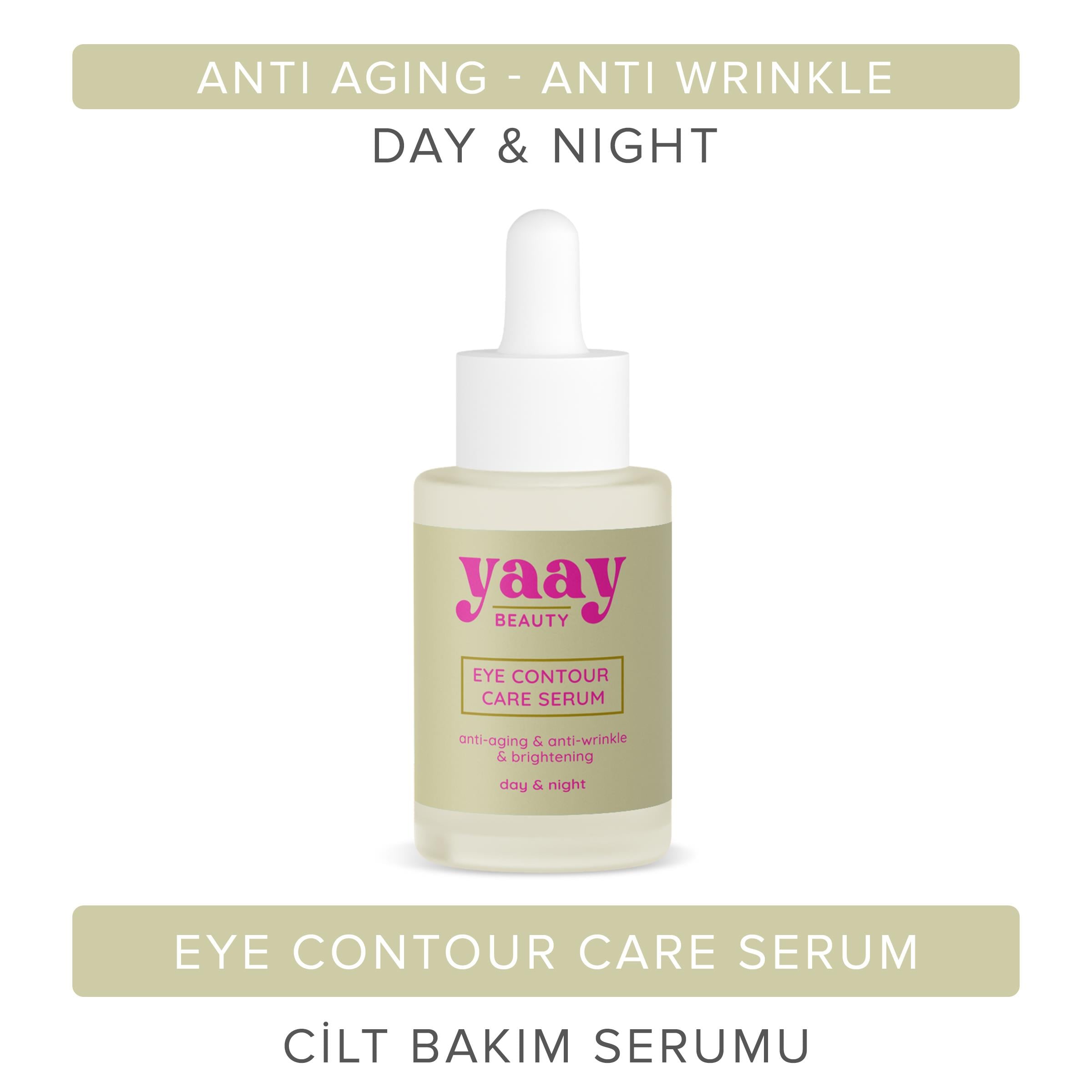 Yaay Beauty - Yaay Beauty Eye Contour Care Serum Anti Aging Göz Çevresi Serumu 30 ml