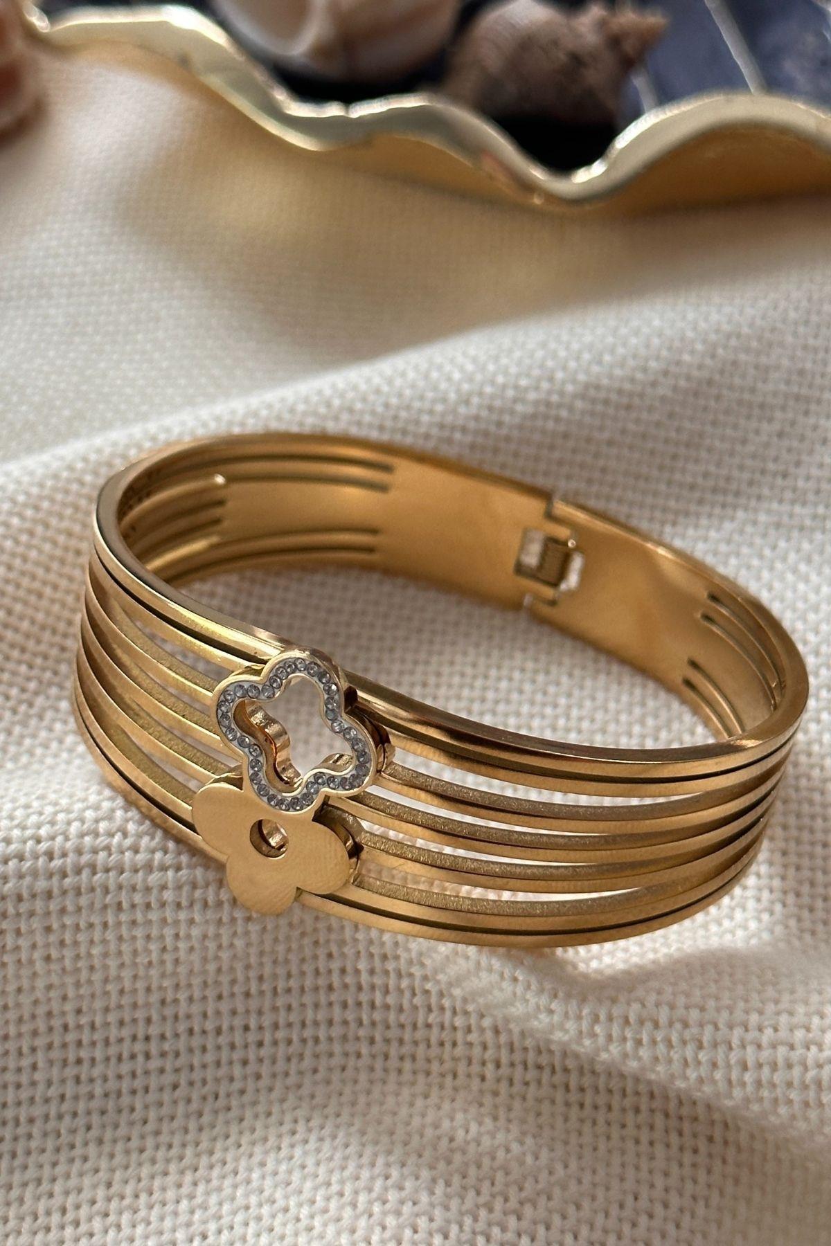 Çelik Önden Geçirmeli Yonca Kelepçe