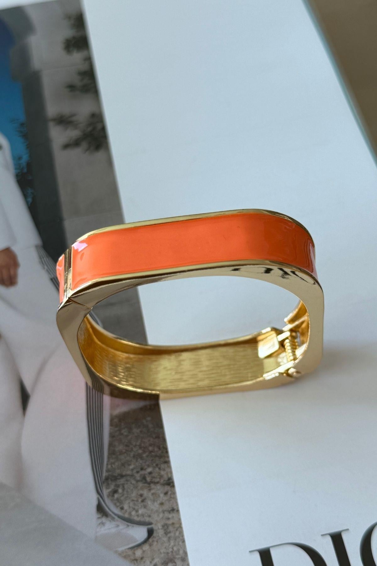 Çelik Turuncu Renkli Kelepçe