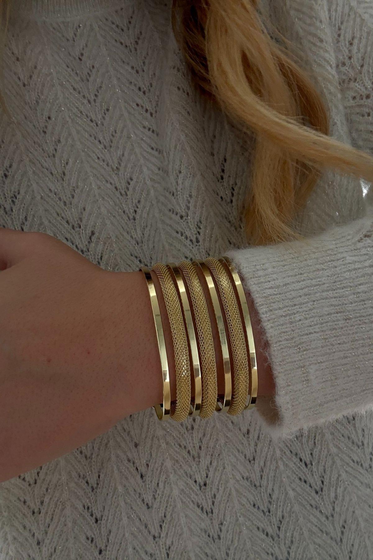 Çelik Üç Sıralı Altı Açık Kelepçe