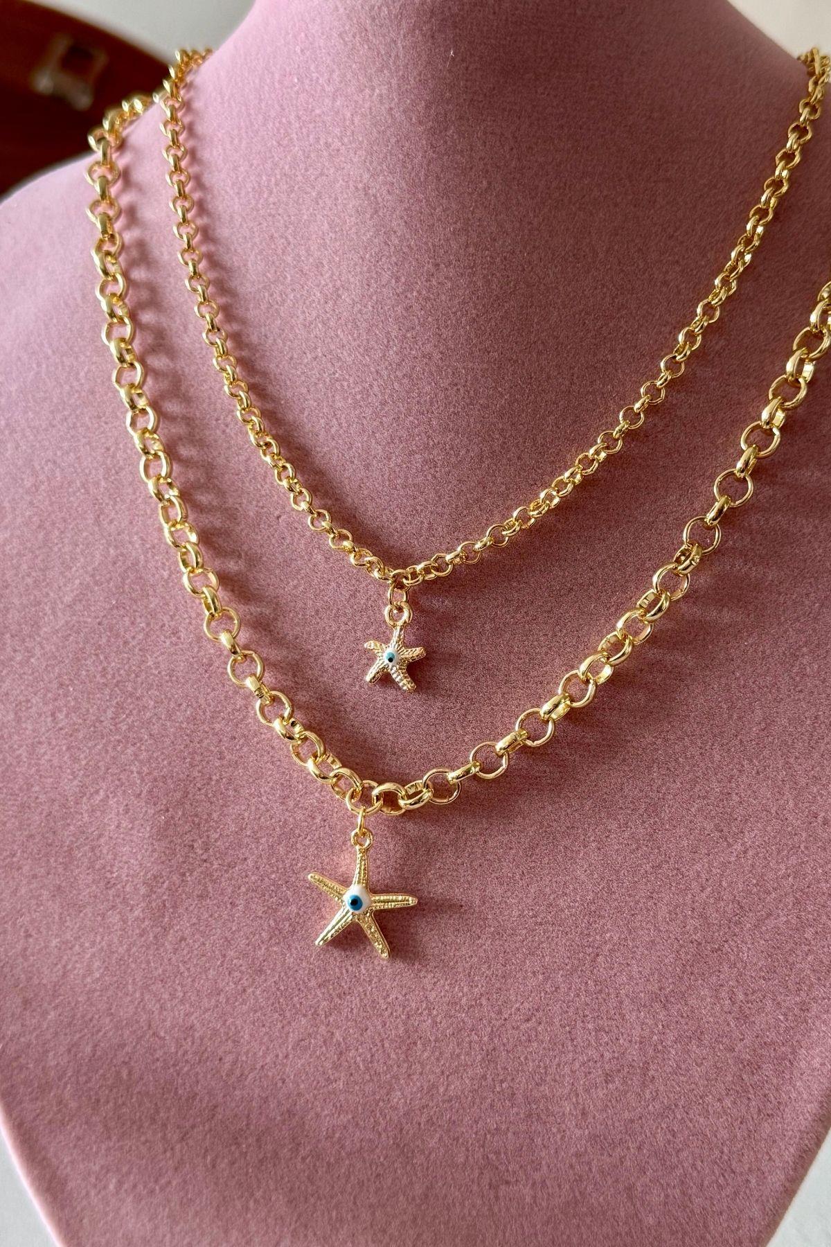 Deniz Yıldızı Kolye Kombini