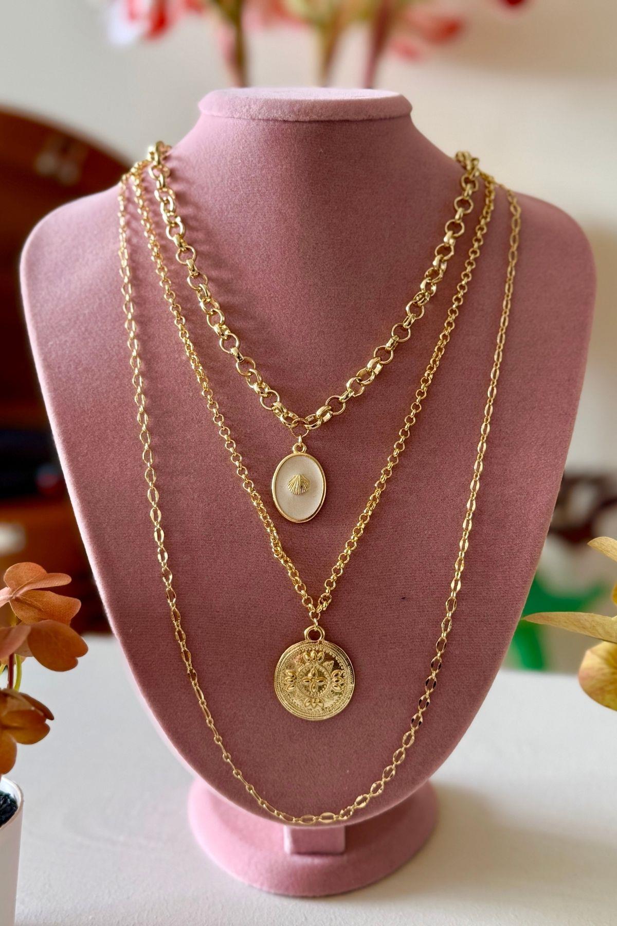 Kadın Kolye Kombini ( 3 Adet)