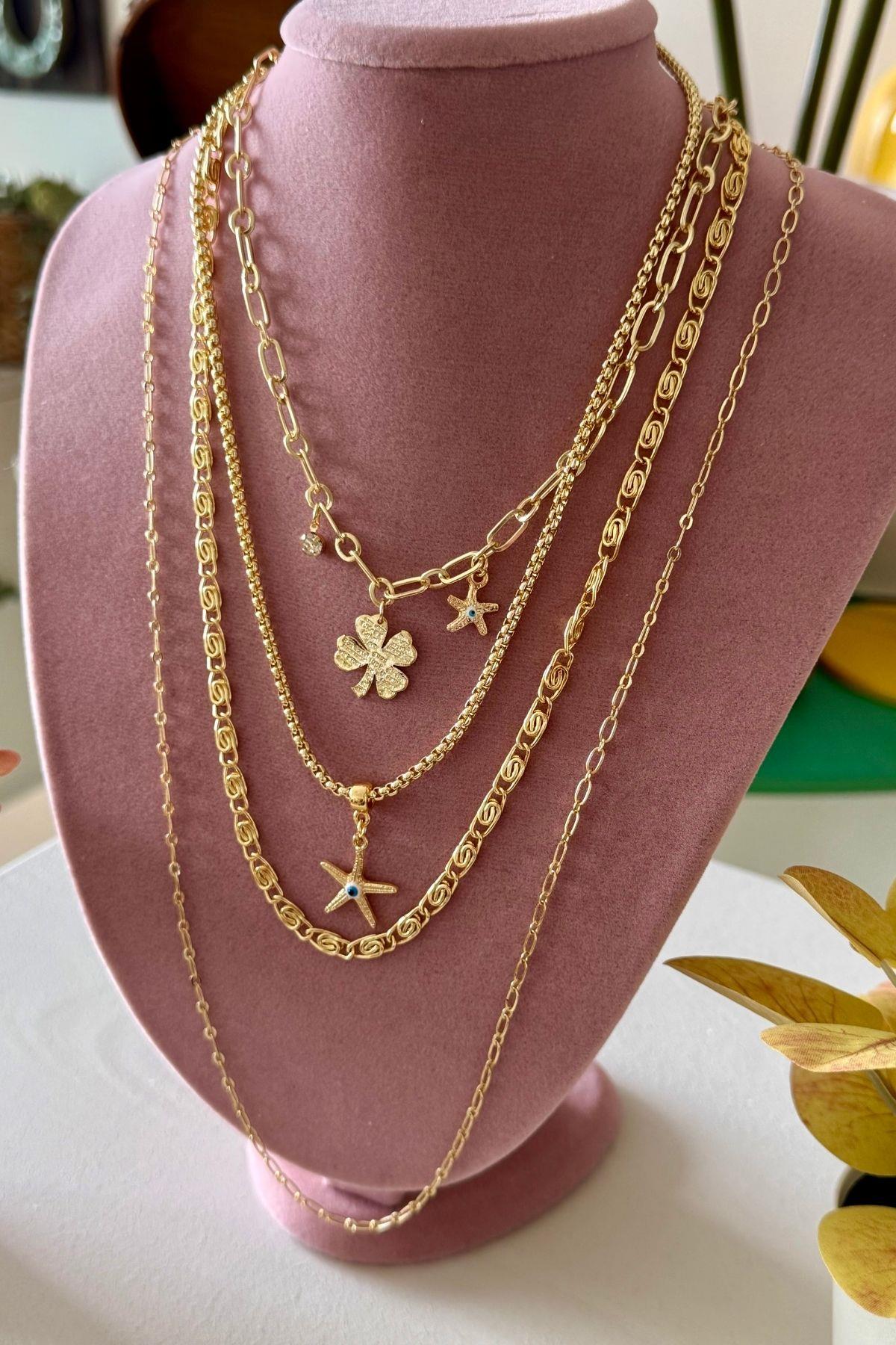 Şans Kolye Kombini (4 Adet)