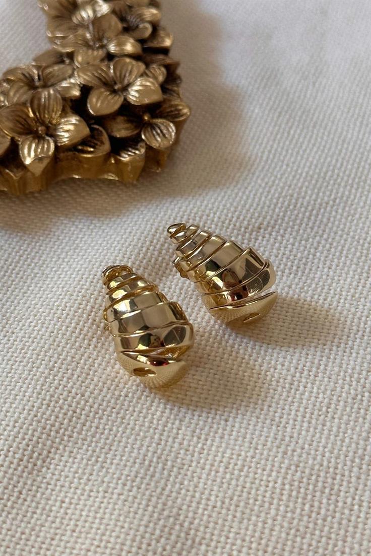 Çelik Şeritli Marka Küpe