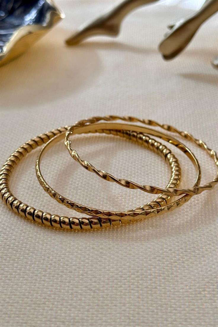 Çelik Üçlü Bilezik