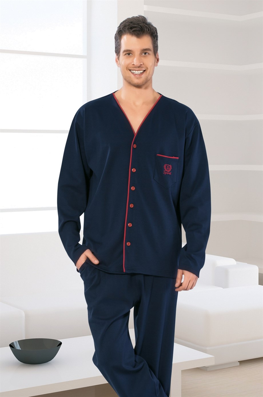 Erkek Kışlık İnterlok Pijama Takımı