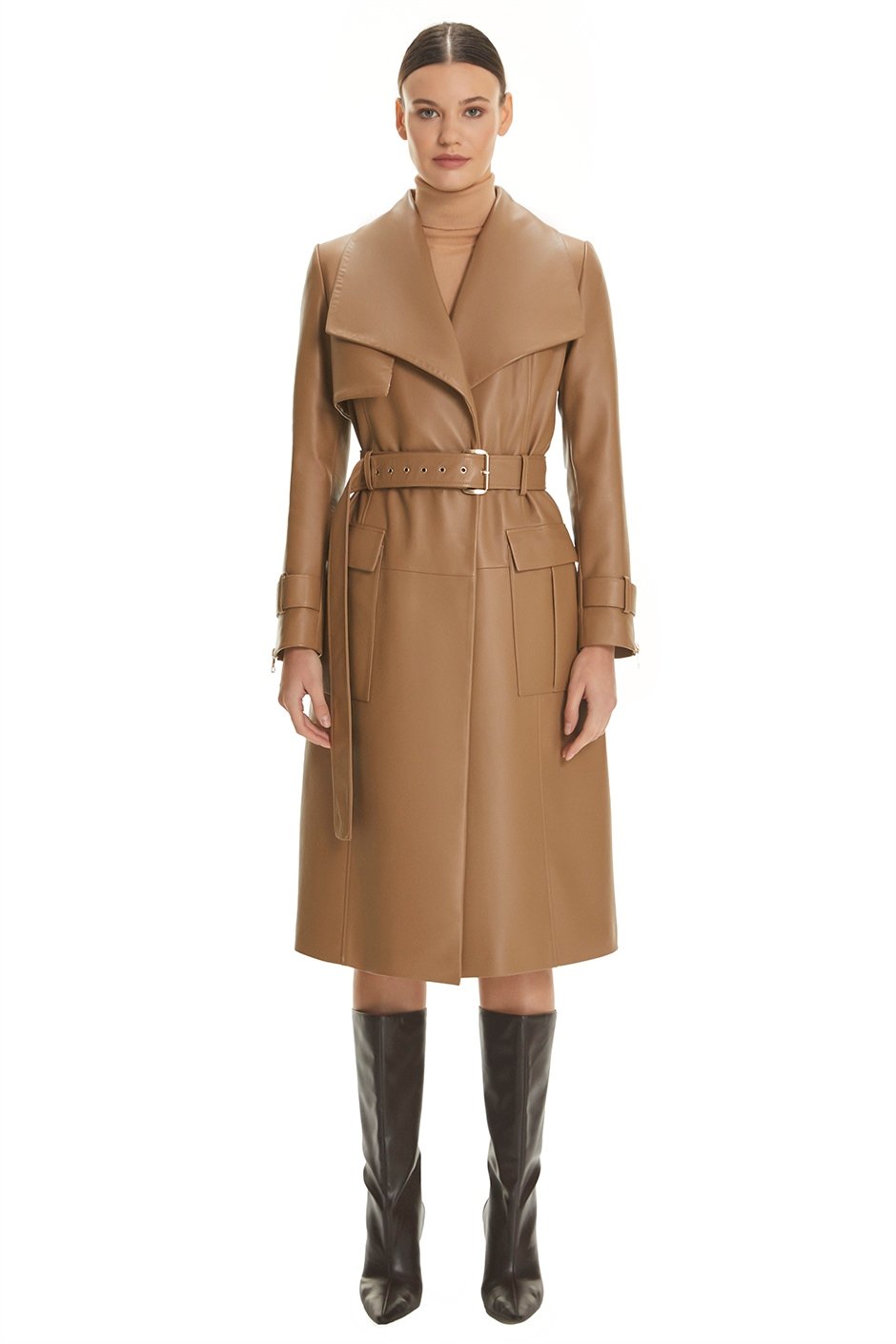 Shaky Women's Leather Short Coat