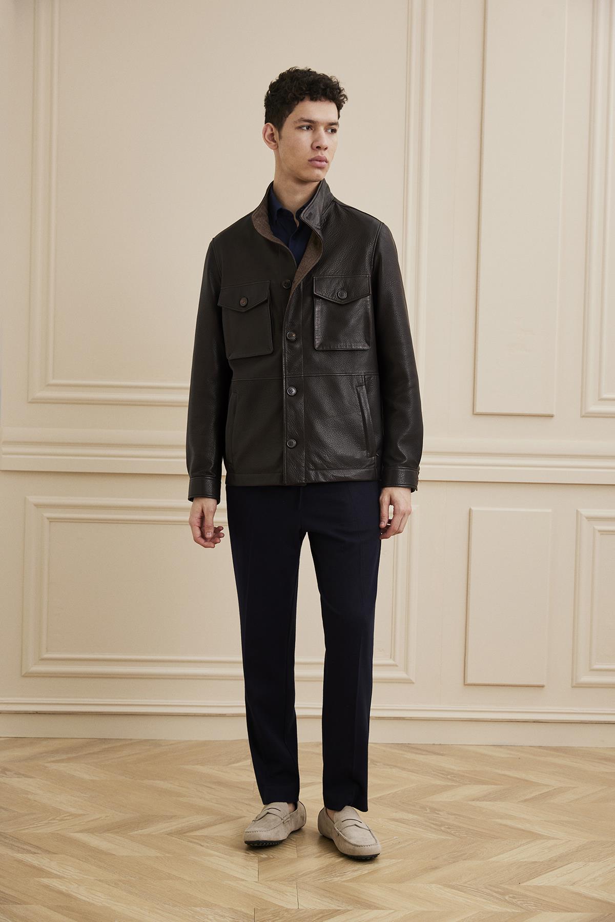 Shaky Men's Leather Jacket