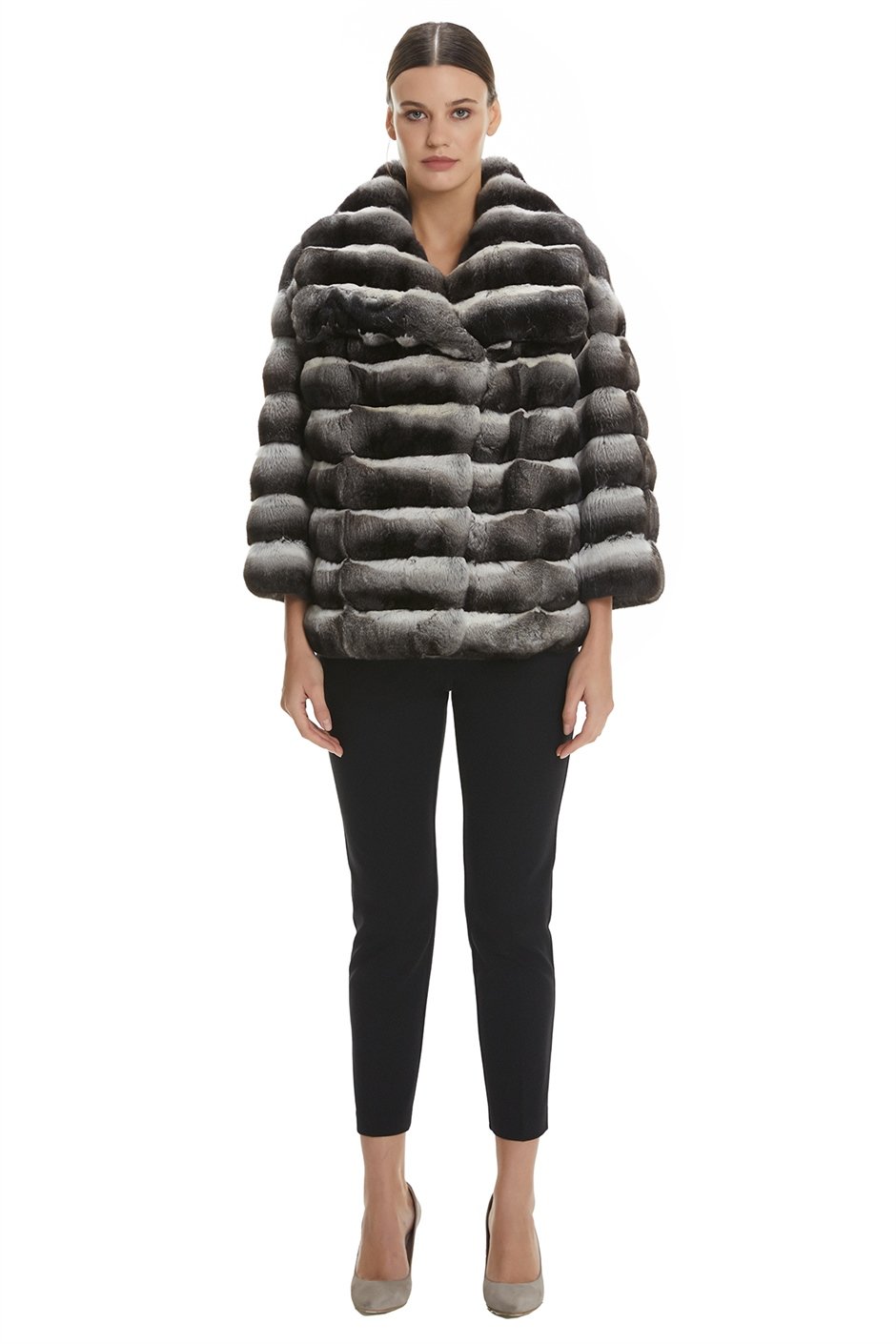 Shaky Women's Chinchilla Fur Jacket