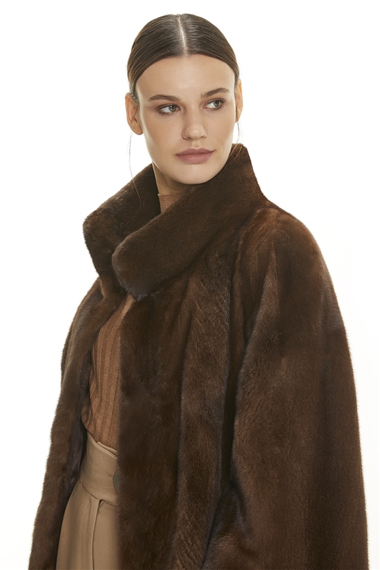 Mink short clearance coat