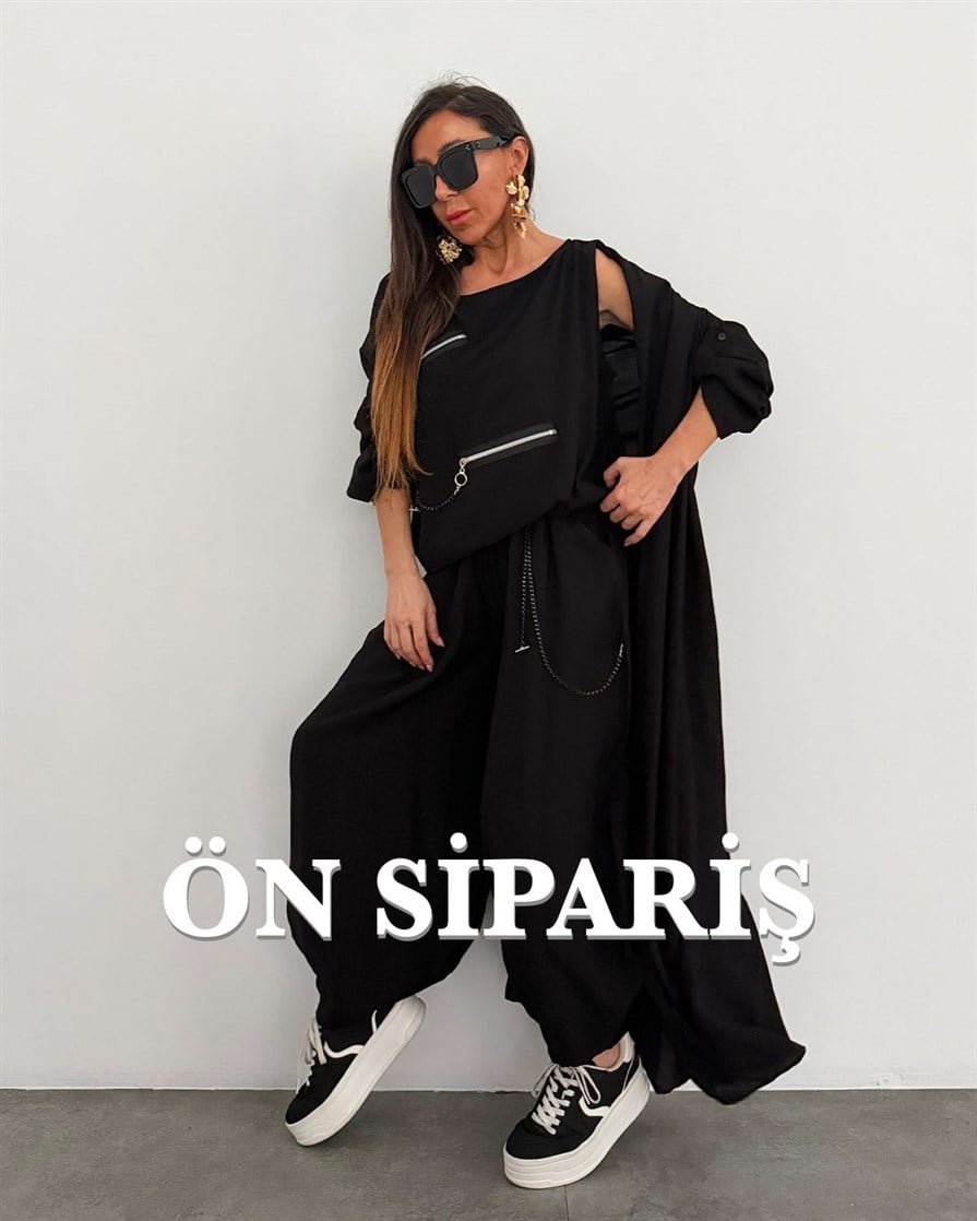 Aida Üçlü Takım Siyah (ÖN SİPARİŞ)