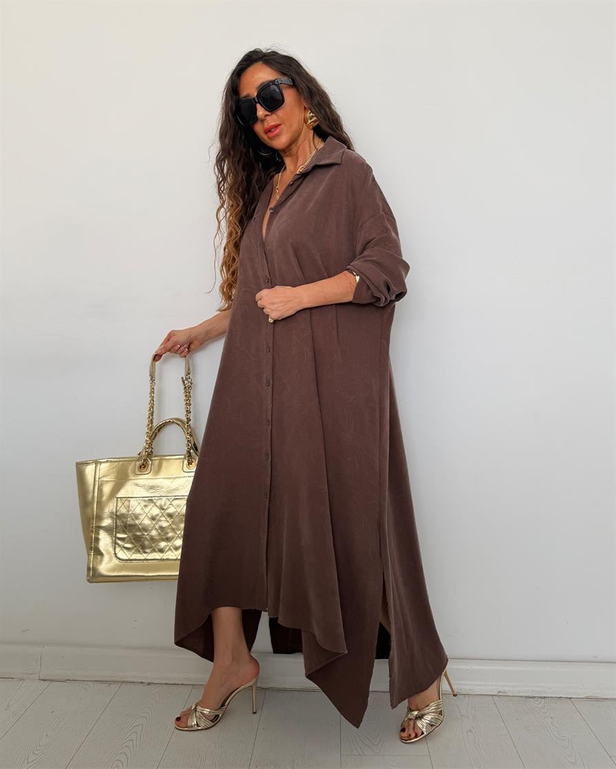 Jesica Tunik Elbise Kahve