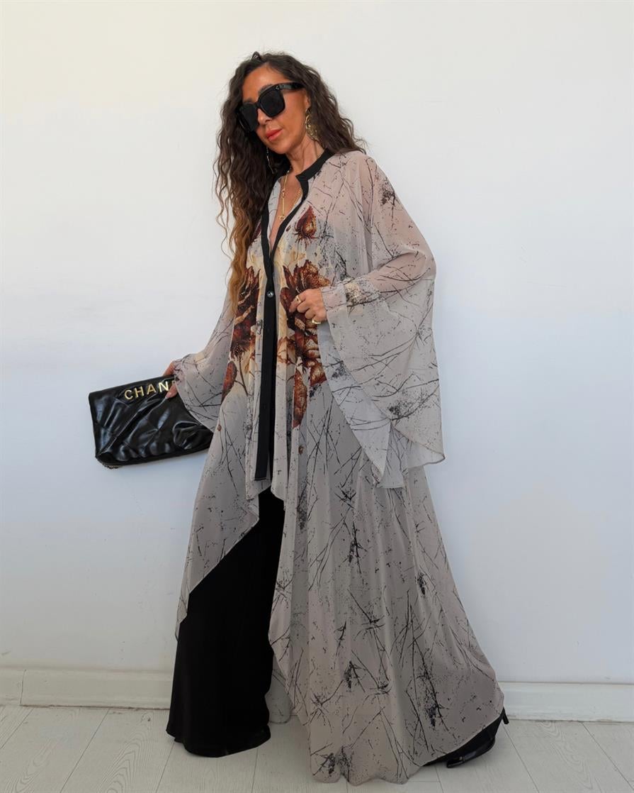 Liana Takım Kahve Çiçek