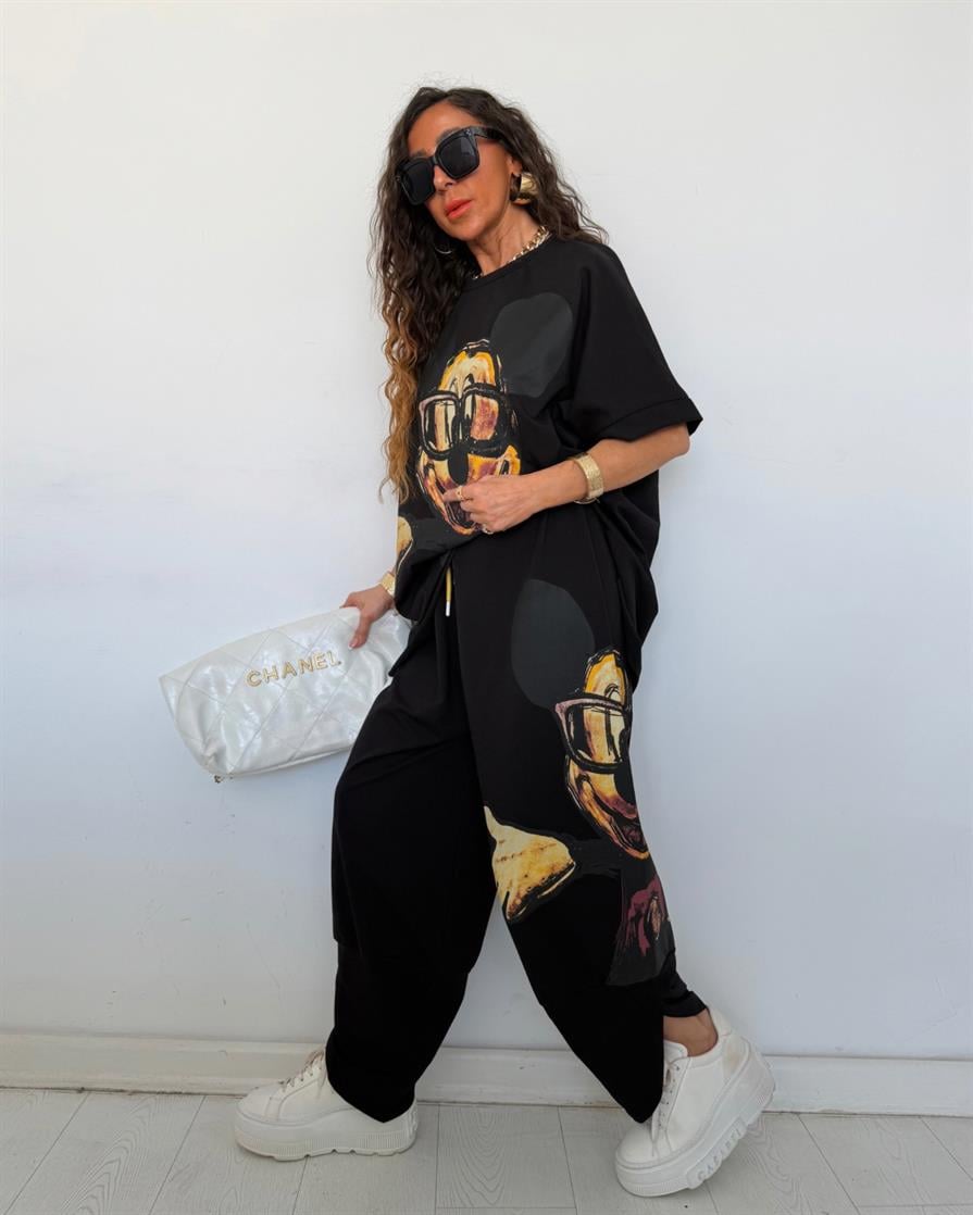 London Mickey Takım Siyah